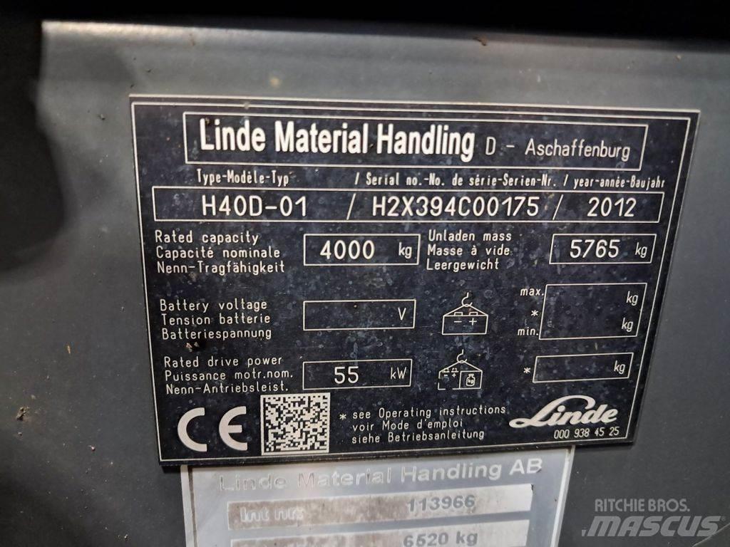 Linde H40D-01 Dizel forkliftler