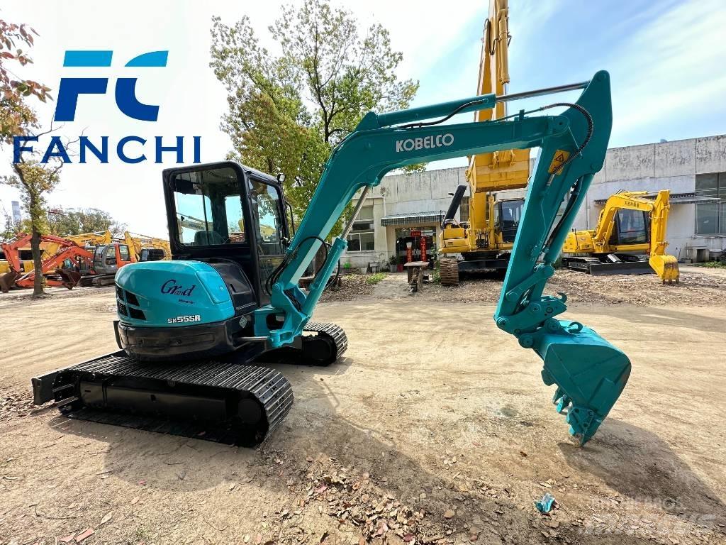 Kobelco SK 55 SR Mini ekskavatörler, 7 tona dek