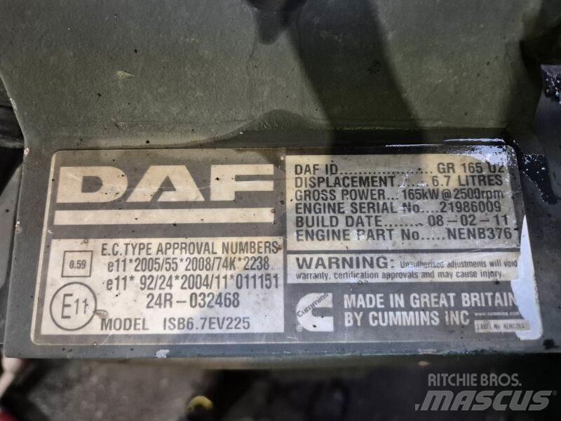 DAF GR165U2 Motorlar