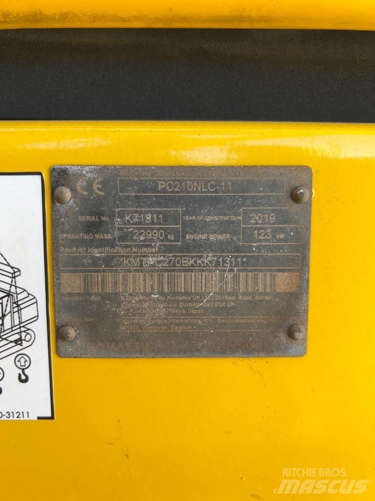 Komatsu PC210NLC-11 Paletli ekskavatörler