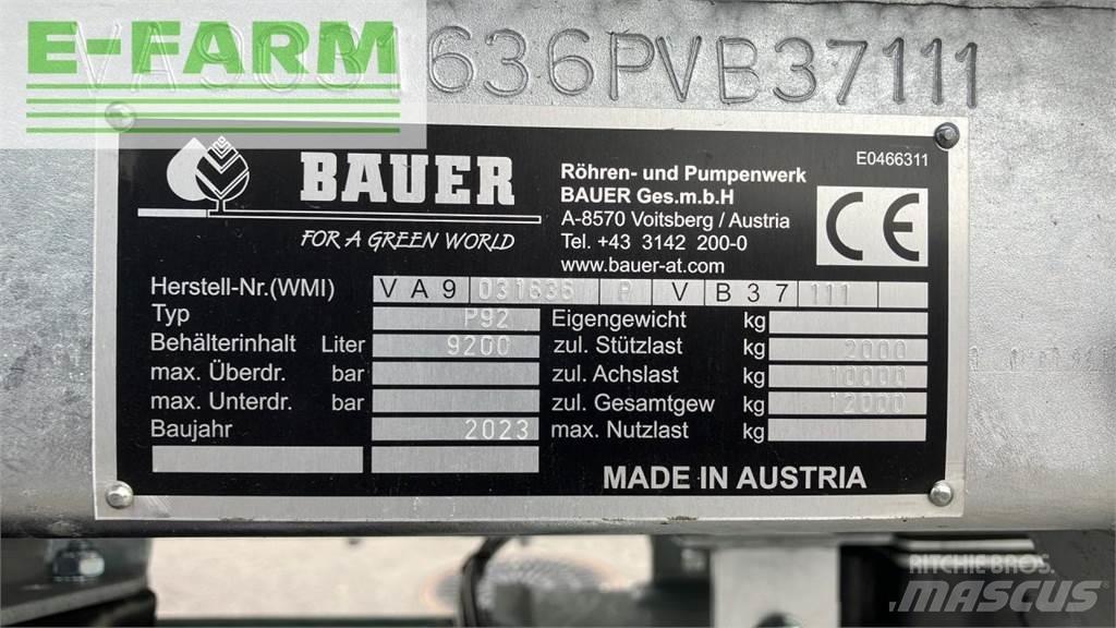Bauer P 92 Gübre dagitma tankerleri