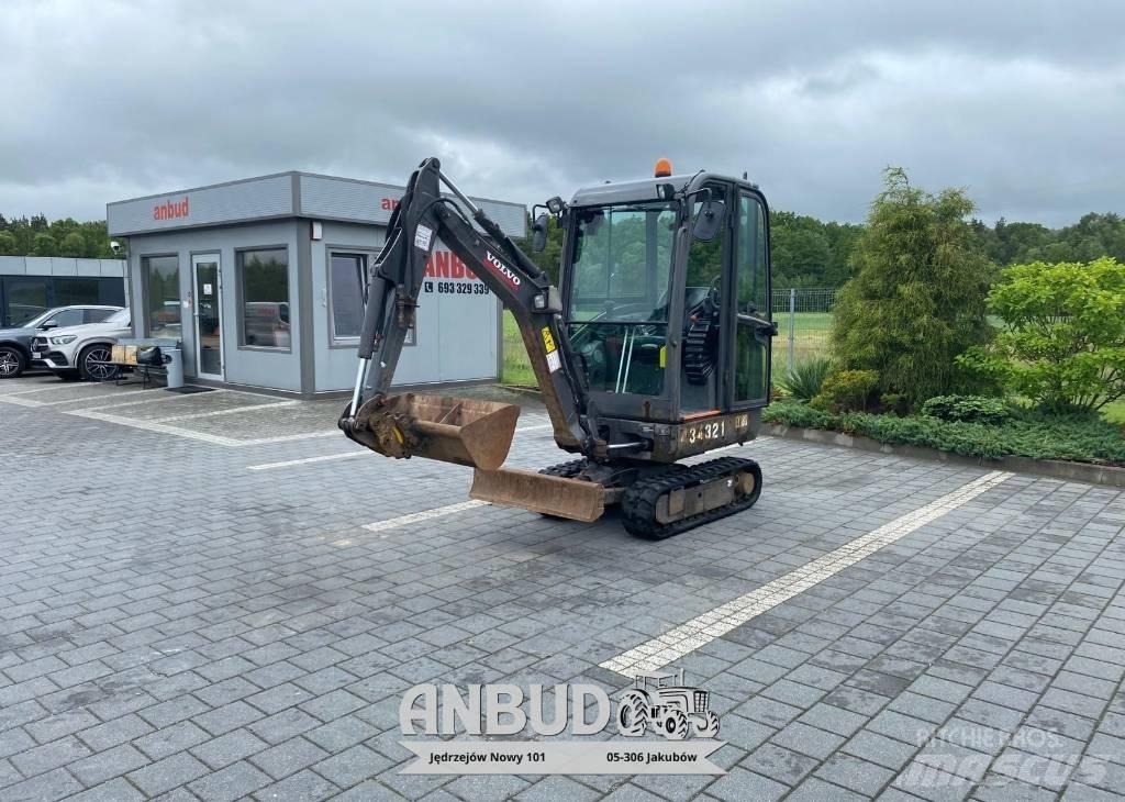 Volvo EC18D Mini ekskavatörler, 7 tona dek
