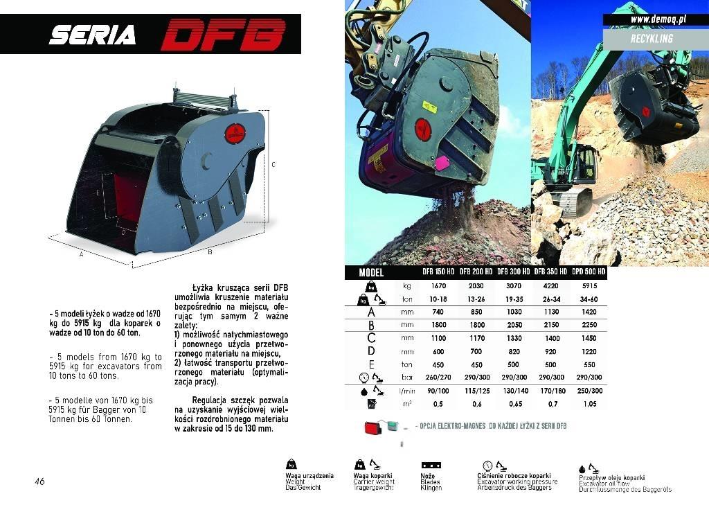  DEMOQ DFB350 Kırıcı kepçeler