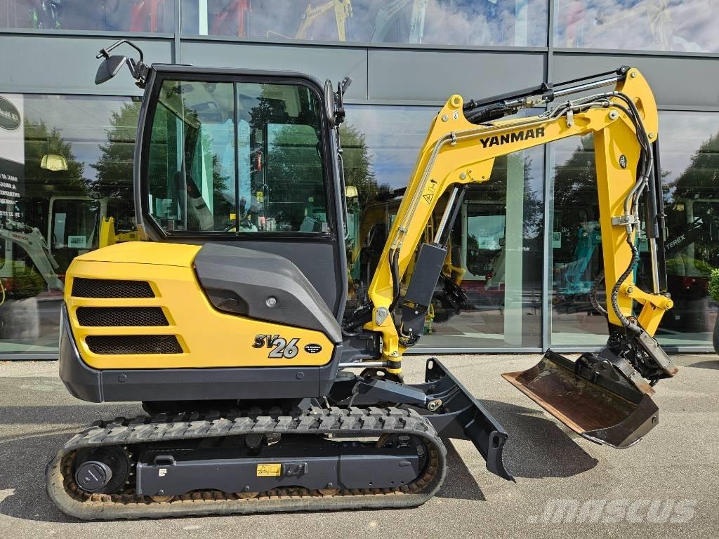 Yanmar SV 26 Mini ekskavatörler, 7 tona dek
