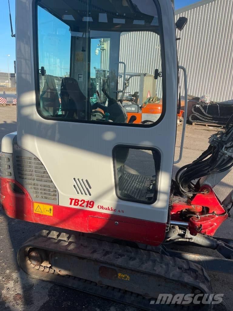 Takeuchi TB 219 Mini ekskavatörler, 7 tona dek