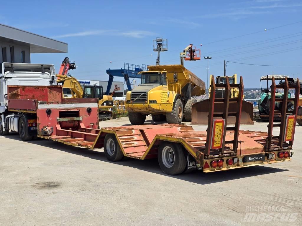 Renders RZ0C 12.20E Low loader yari çekiciler