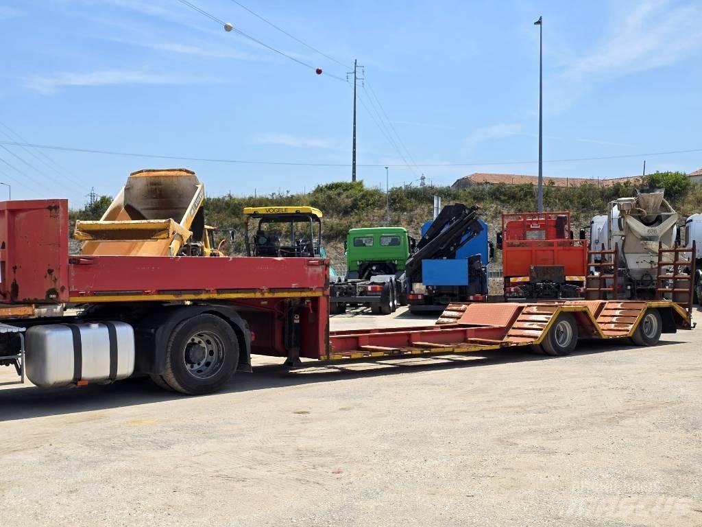 Renders RZ0C 12.20E Low loader yari çekiciler