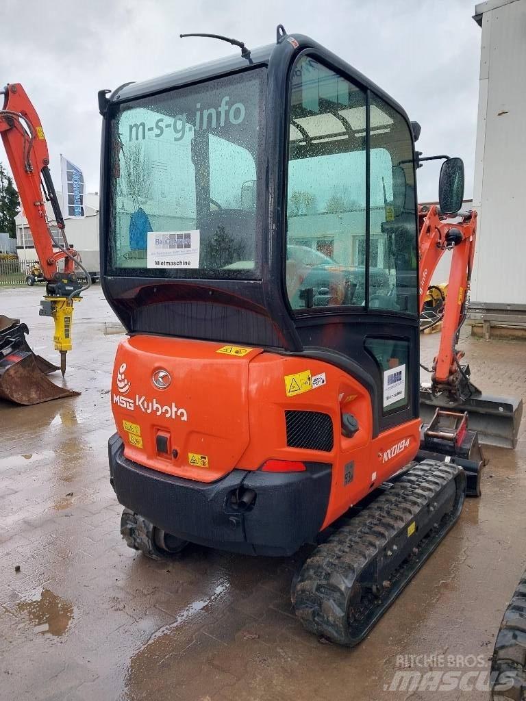 Kubota KX 019-4 Mini ekskavatörler, 7 tona dek