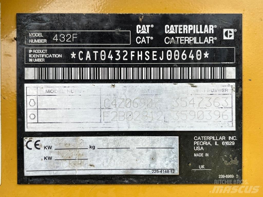 CAT 432 F Kazıcı yükleyiciler - beko loder
