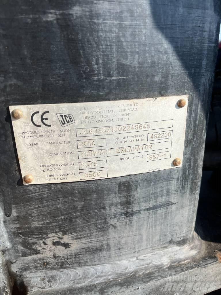 JCB 85 Z-1 ECO Midi ekskavatörler 7 - 12 t