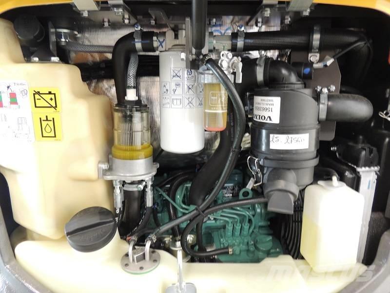 Volvo ECR25D Mini ekskavatörler, 7 tona dek