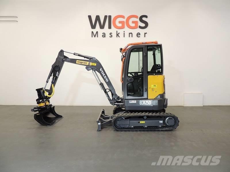 Volvo ECR25D Mini ekskavatörler, 7 tona dek