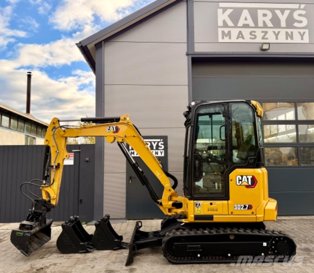 CAT 302.7 CR Mini ekskavatörler, 7 tona dek
