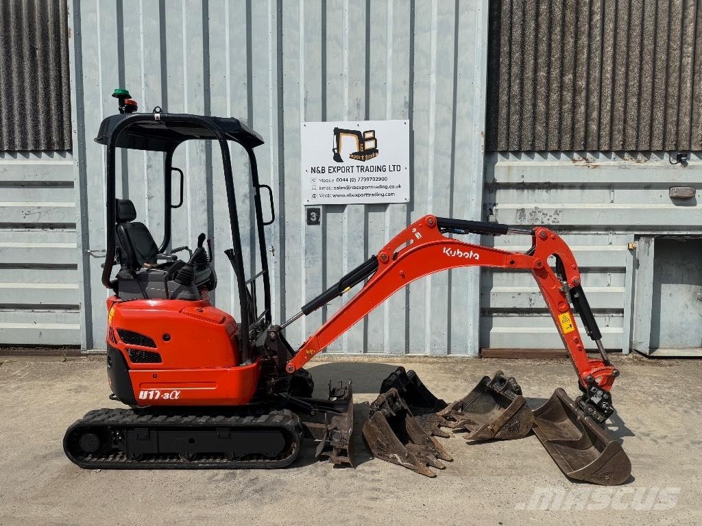 Kubota U 17 Mini ekskavatörler, 7 tona dek