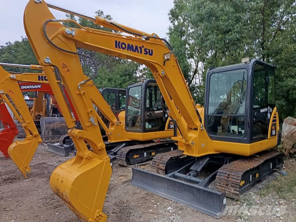 Komatsu PC 56 Mini ekskavatörler, 7 tona dek