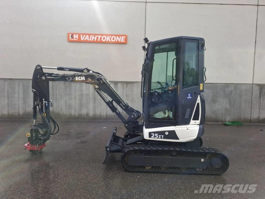 ECM 25 ZT Mini ekskavatörler, 7 tona dek