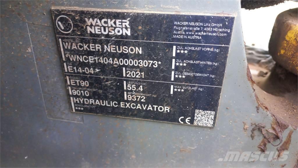 Wacker Neuson ET90 Paletli ekskavatörler