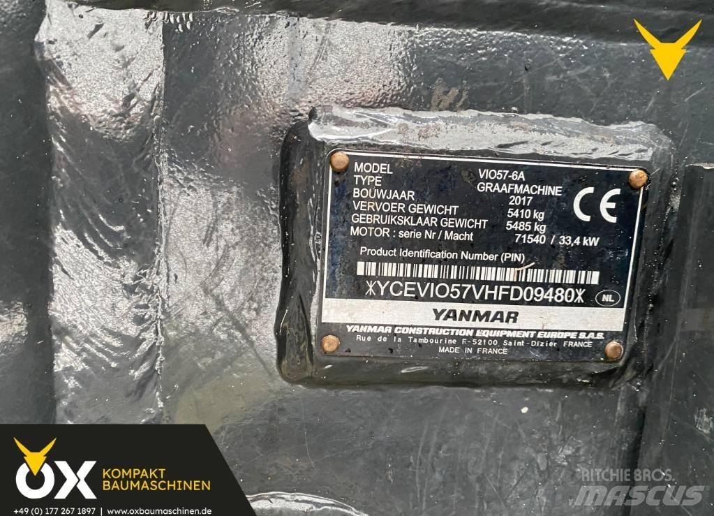 Yanmar Vio 57 U Mini ekskavatörler, 7 tona dek