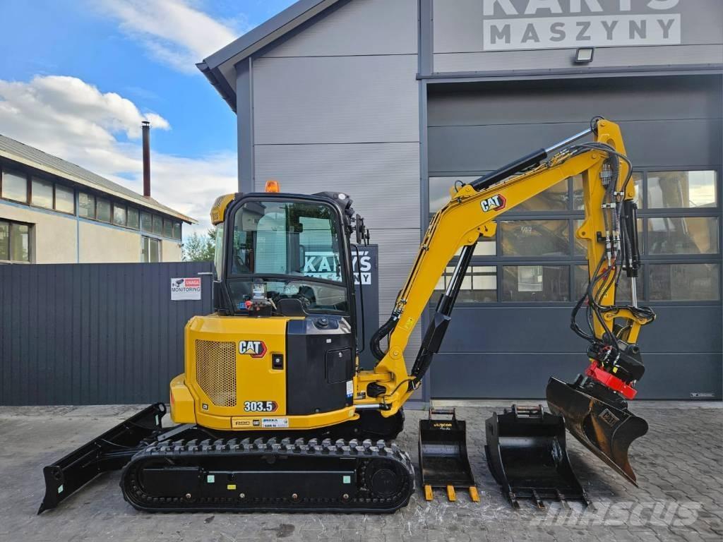 CAT 303.5 CR Mini ekskavatörler, 7 tona dek