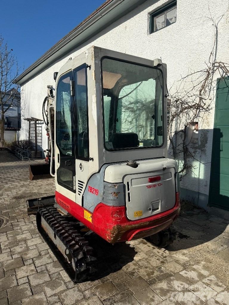 Takeuchi TB 219 Mini ekskavatörler, 7 tona dek