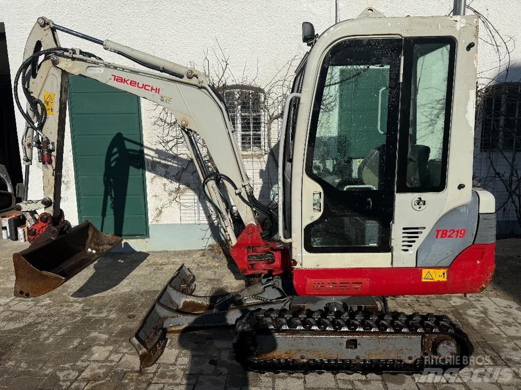Takeuchi TB 219 Mini ekskavatörler, 7 tona dek