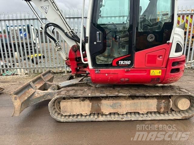 Takeuchi TB260 Mini ekskavatörler, 7 tona dek