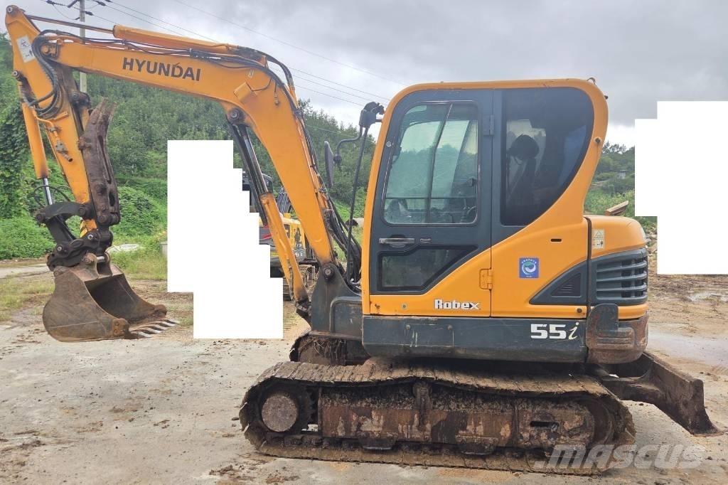 Hyundai Robex 55 Mini ekskavatörler, 7 tona dek
