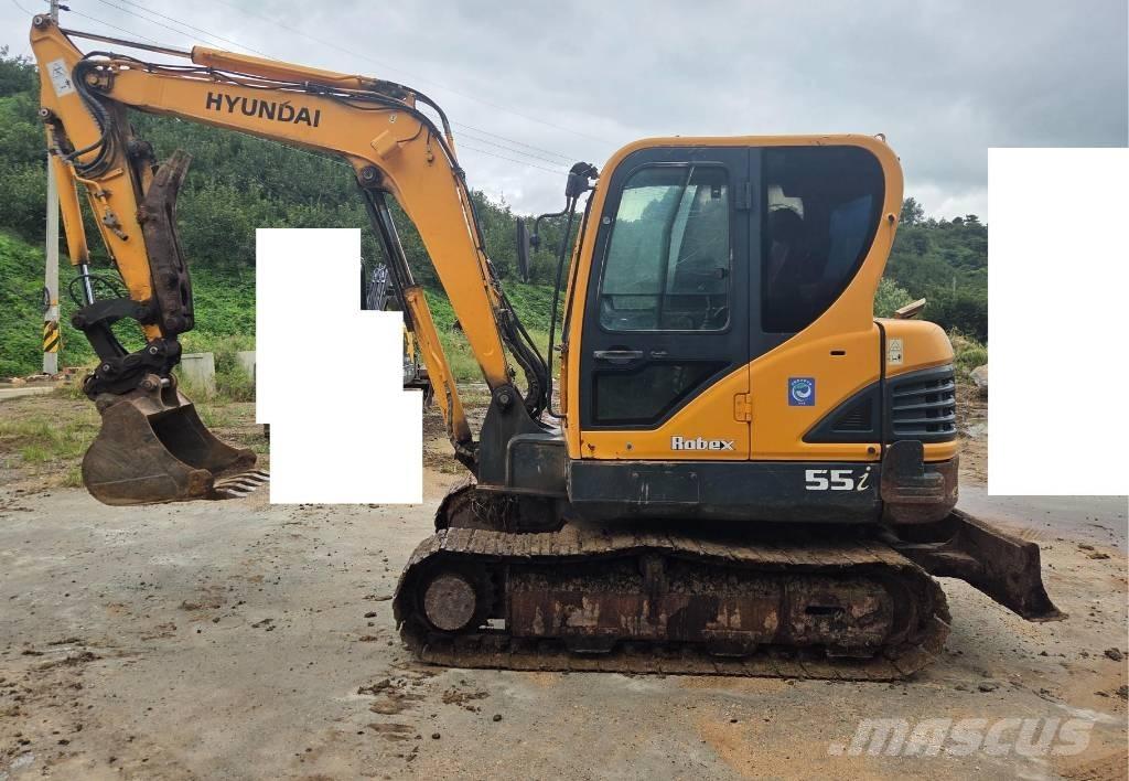 Hyundai Robex 55 Mini ekskavatörler, 7 tona dek