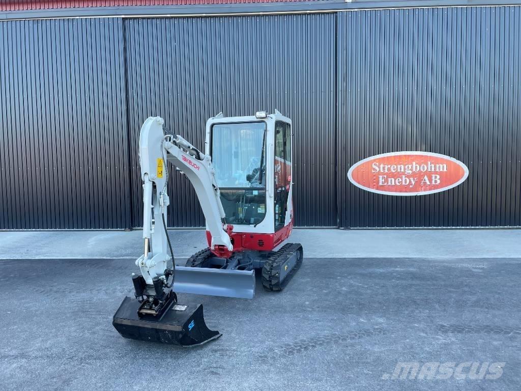 Takeuchi TB 216 Mini ekskavatörler, 7 tona dek