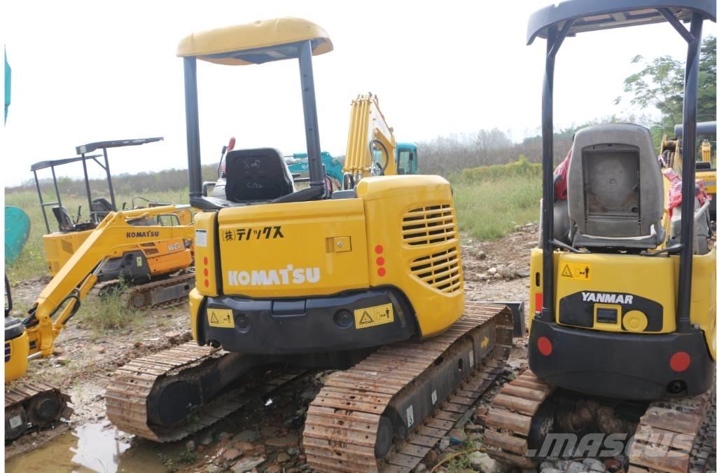 Komatsu PC 40 Mini ekskavatörler, 7 tona dek