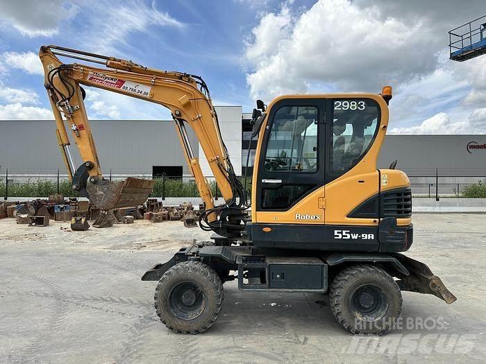 Hyundai R55W-9A Lastik tekerli ekskavatörler