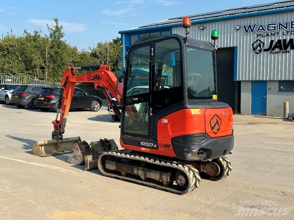 Kubota KX027-4 Mini ekskavatörler, 7 tona dek