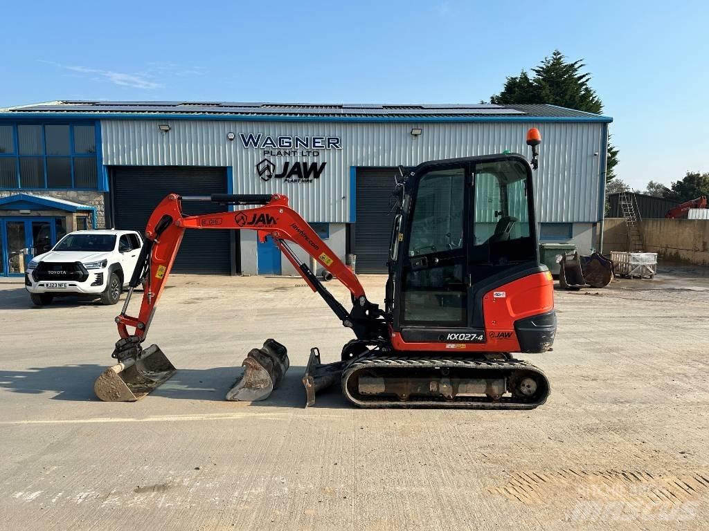 Kubota KX027-4 Mini ekskavatörler, 7 tona dek
