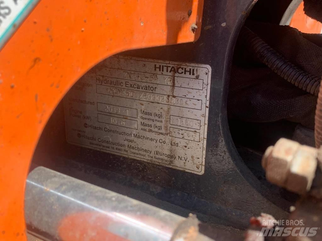 Hitachi ZX 19 U-5 Mini ekskavatörler, 7 tona dek