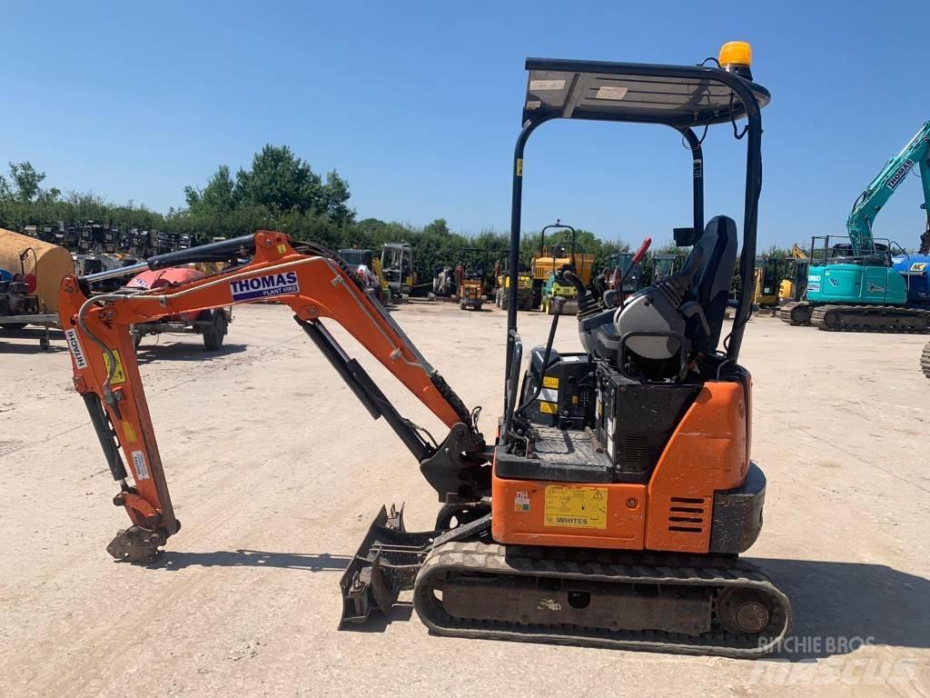 Hitachi ZX 19 U-5 Mini ekskavatörler, 7 tona dek