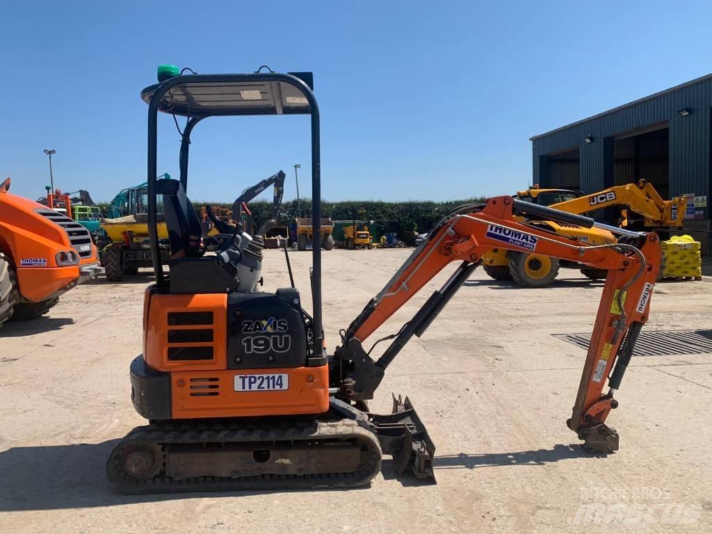 Hitachi ZX 19 U-5 Mini ekskavatörler, 7 tona dek