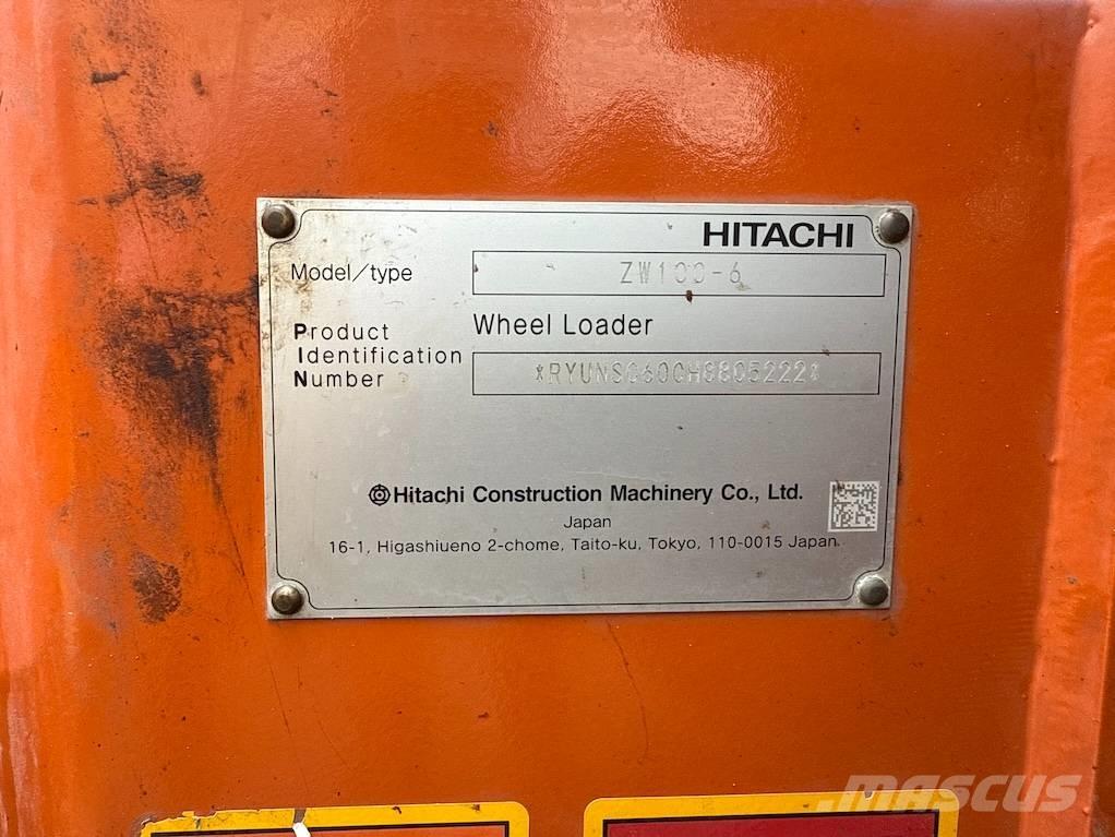 Hitachi ZW 100 Tekerlekli yükleyiciler
