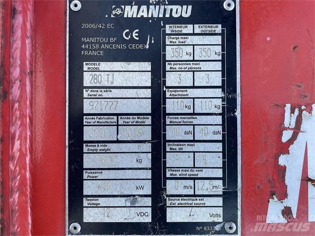 Manitou 280TJ Körüklü personel platformları