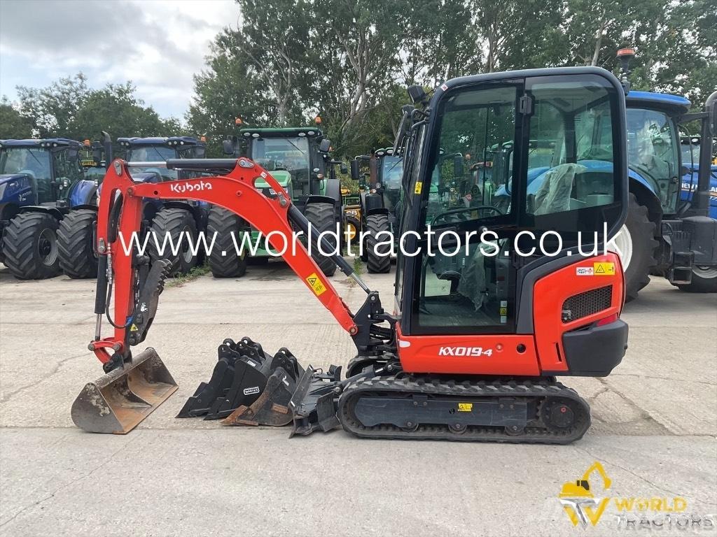 Kubota KX 019-4 Mini ekskavatörler, 7 tona dek