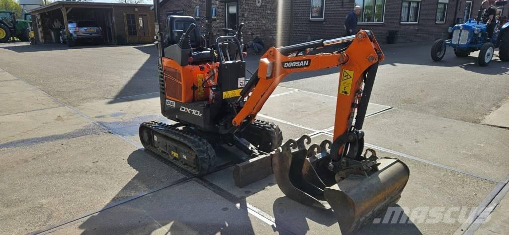Doosan DX 10 Z Mini ekskavatörler, 7 tona dek