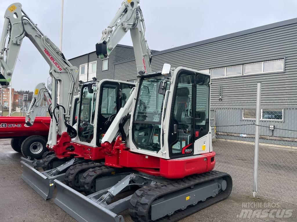 Takeuchi TB 257 FR Mini ekskavatörler, 7 tona dek