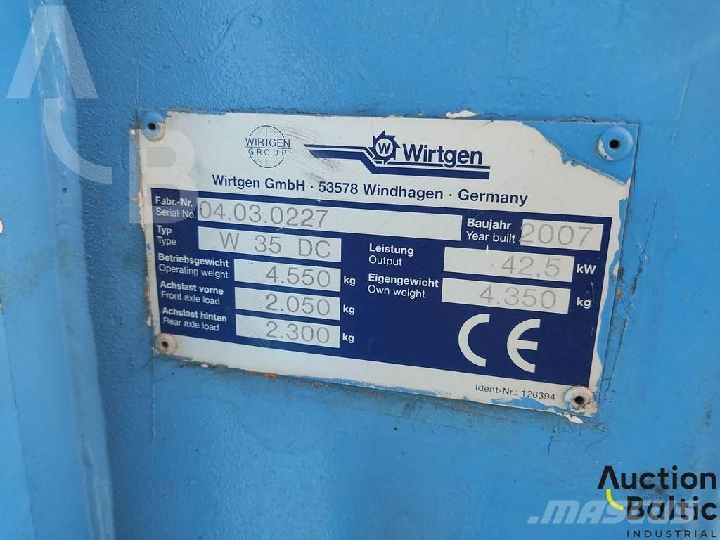 Wirtgen W35DC Asfalt kaziyicilar