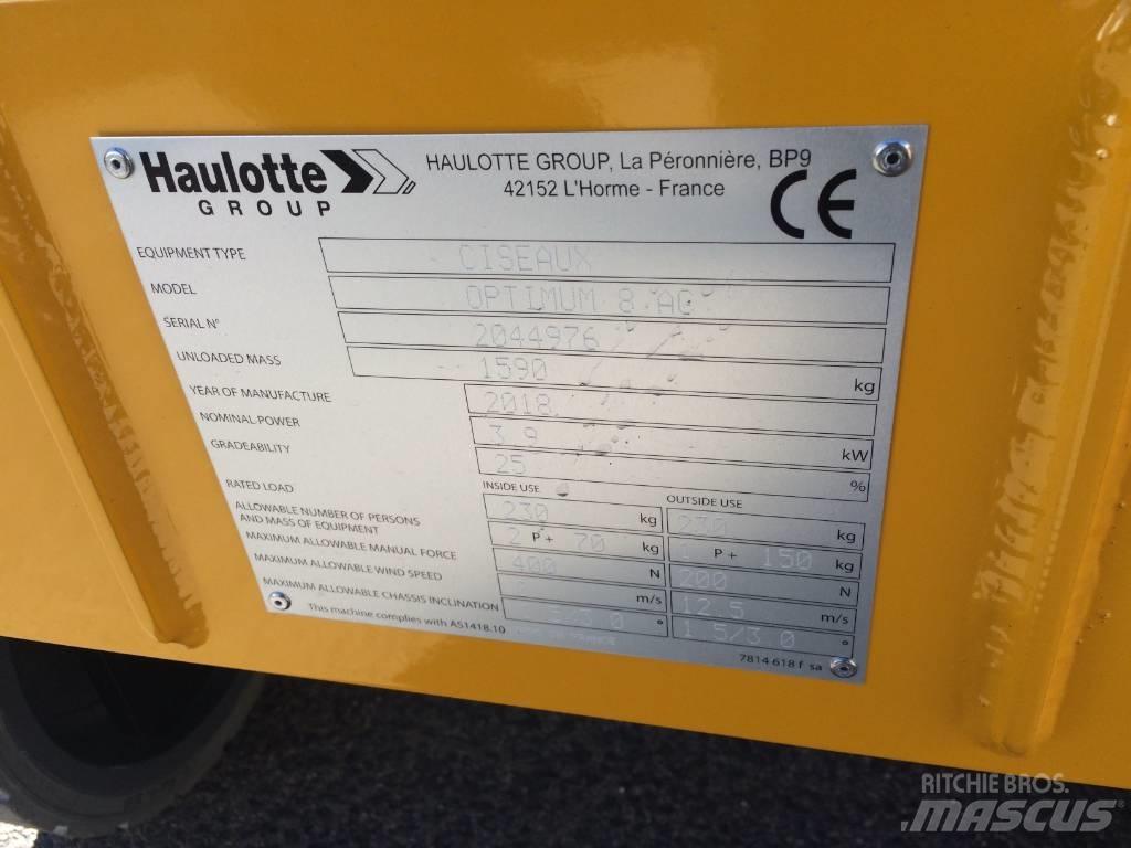Haulotte Optimum  8 Makasli platformlar