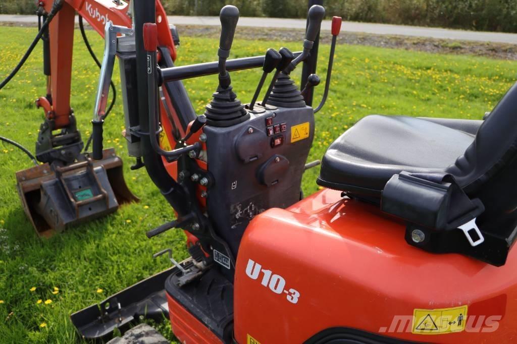 Kubota U10-3 Mini ekskavatörler, 7 tona dek