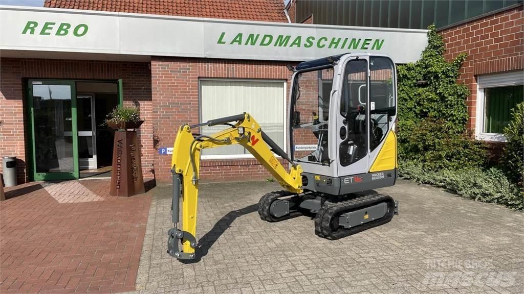 Wacker ET 16 Mini ekskavatörler, 7 tona dek