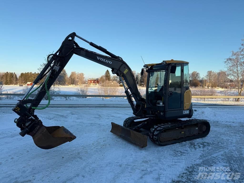 Volvo ECR 50 D Mini ekskavatörler, 7 tona dek