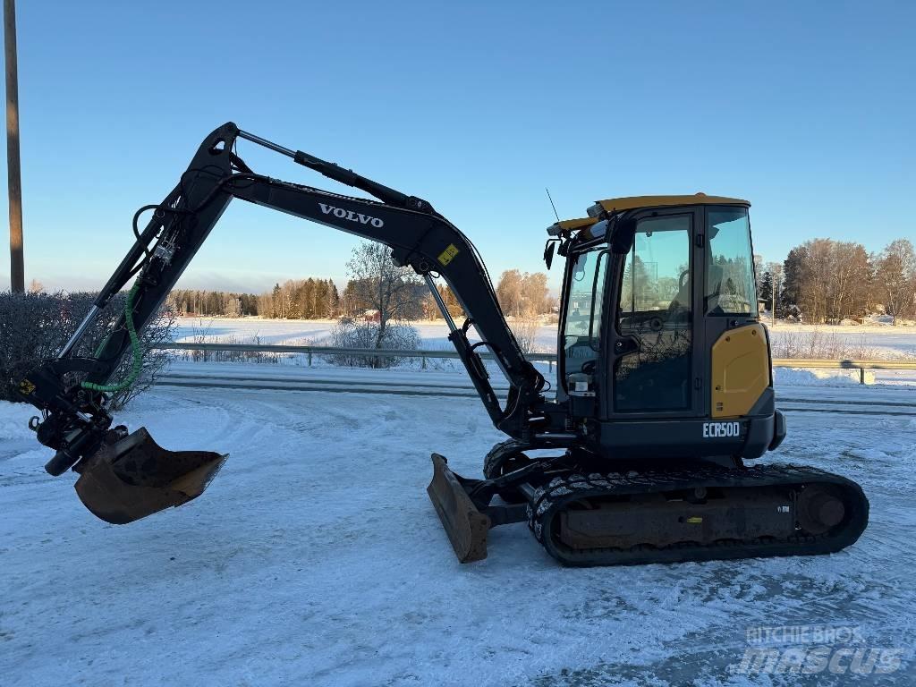 Volvo ECR 50 D Mini ekskavatörler, 7 tona dek
