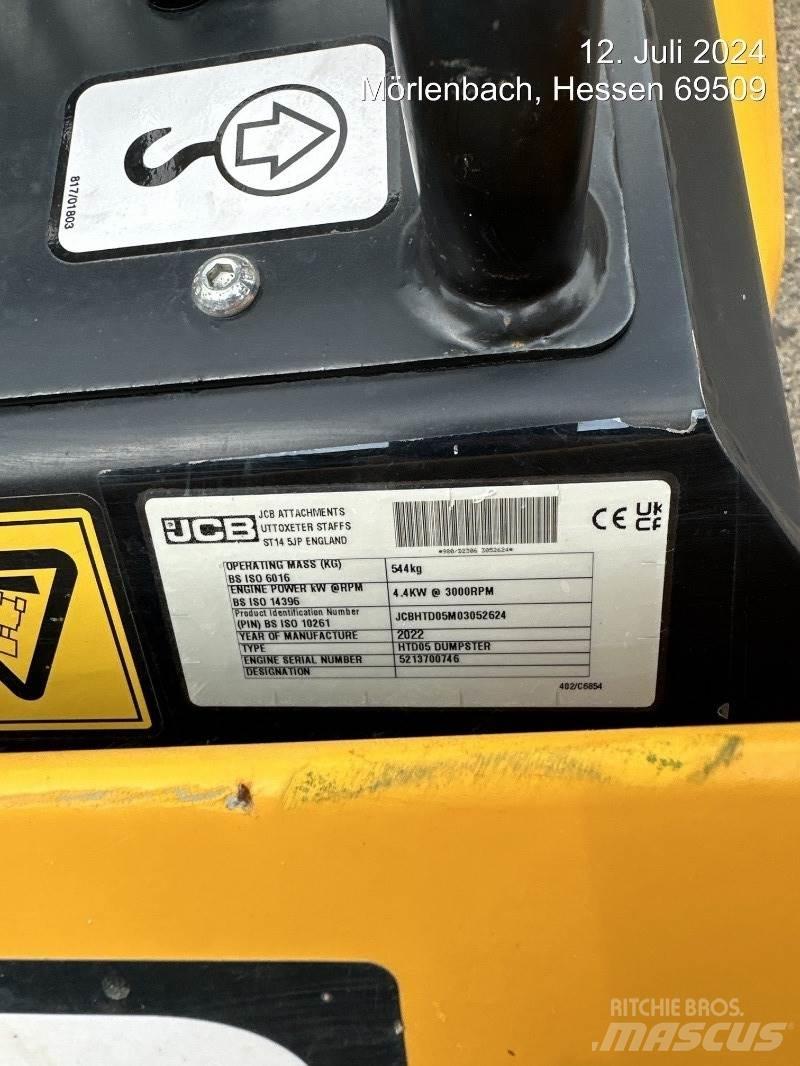 JCB HTD5 Belden kirma kamyonlar