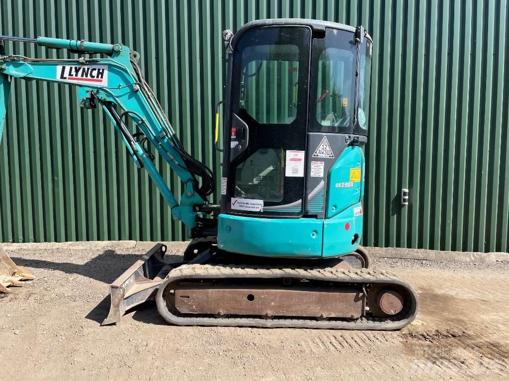 Kobelco SK 28 Mini ekskavatörler, 7 tona dek