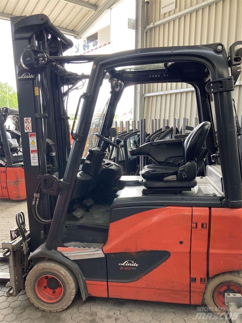 Linde E20PH Elektrikli forkliftler